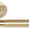 Дверные ручки MORELLI MH-03 SG/GP "КОЛОННА" Цвет - Матовое золото/золото