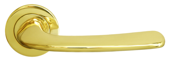 Дверные ручки MORELLI LUXURY NC-7 OTL (SAND/ПЕСОК) Цвет - Золото