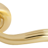 Дверные ручки MORELLI MH-10 SG "TREI" Цвет - Матовое золото