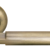 Дверные ручки MORELLI MH-13 MAB/AB "УПОЕНИЕ" Цвет - Матовая античная бронза/античная бронза